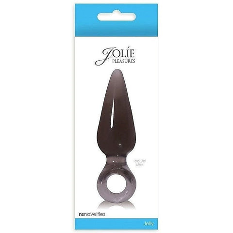 Jolie Pleasure Plug Small Charcoal by NS Novelties