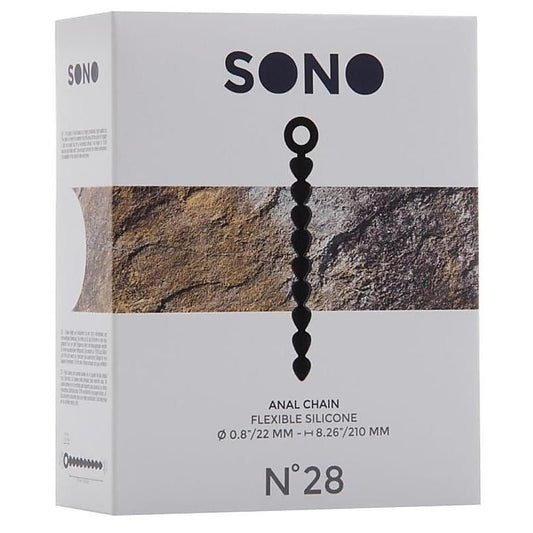 No. 28 Anal Chain Black by Sono