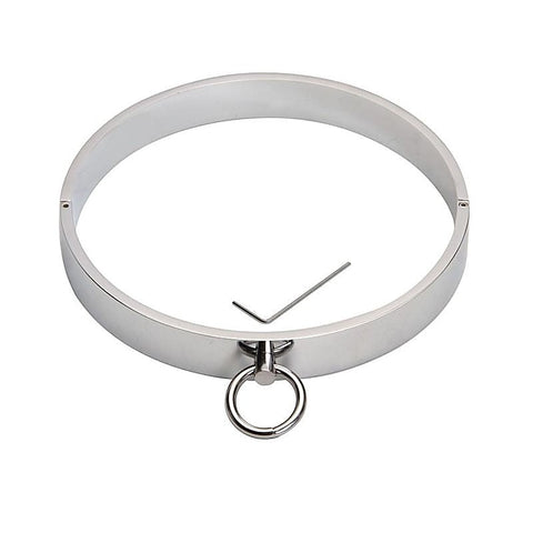 Secure, Stylish Metal Slave Collar by BDStyle