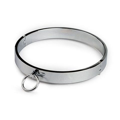 Secure, Stylish Metal Slave Collar by BDStyle