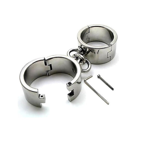Hardcore Metal Bondage Cuffs by BDStyle