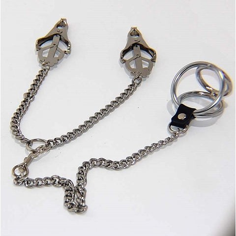 Welled Up Clover Clamps & Cock Ring by BDStyle