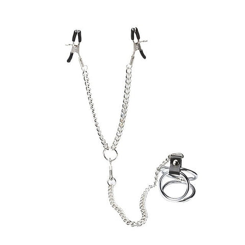 Welled Up Nipple Clamps & Cock Ring by BDStyle