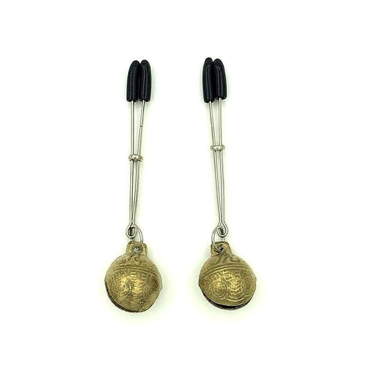 Tweezer Nipple Clamps with Bells by BDStyle