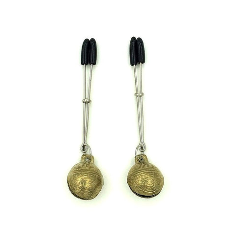 Tweezer Nipple Clamps with Bells by BDStyle