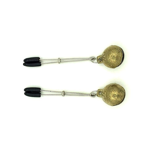 Tweezer Nipple Clamps with Bells by BDStyle