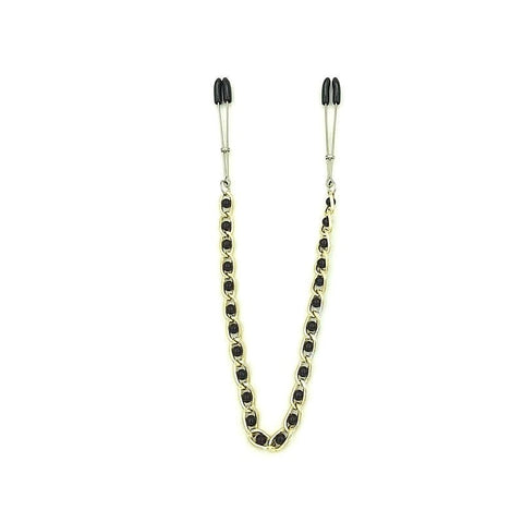 Tweezer Nipple Clamps with Connecting Chain by BDStyle