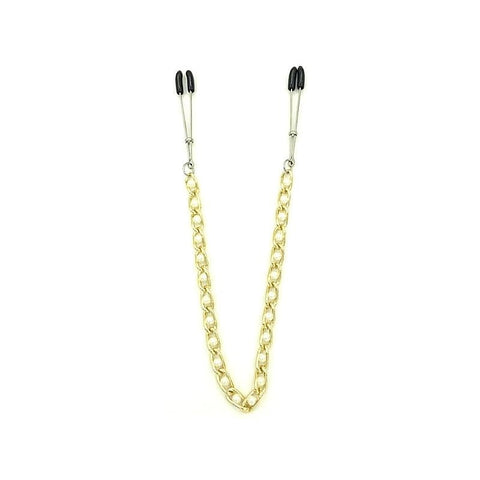 Tweezer Nipple Clamps with Connecting Chain by BDStyle