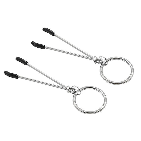 Tweezer Nipple Clamp with Metal O-Ring by BDStyle