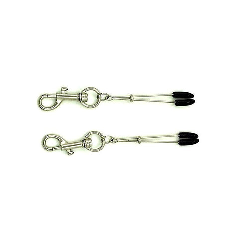 Tweezer Nipple Clamps with Snap Hook by BDStyle