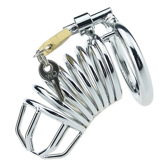 Ridem Tiger Silver Male Chastity Device by BDStyle
