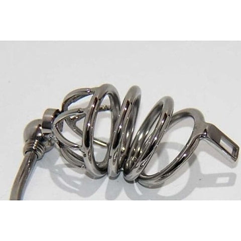 Cock Cage & Penis Plug Small by BDStyle