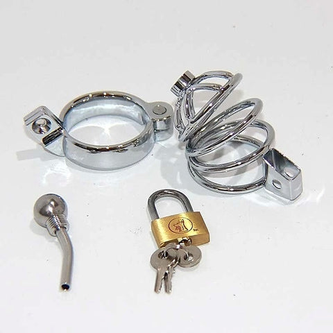 Instituted Cock Cage & Penis Plug by BDStyle