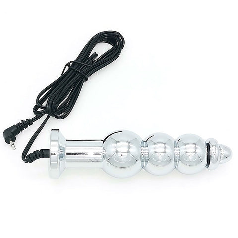 Bipolar Metal Electric Shock Butt Plug by BDStyle