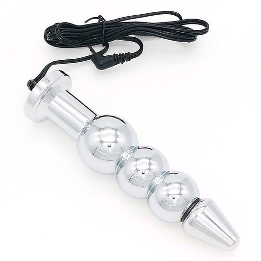 Bipolar Metal Electric Shock Butt Plug by BDStyle