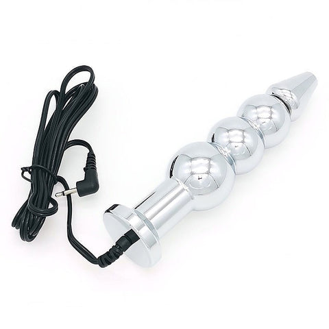 Bipolar Metal Electric Shock Butt Plug by BDStyle