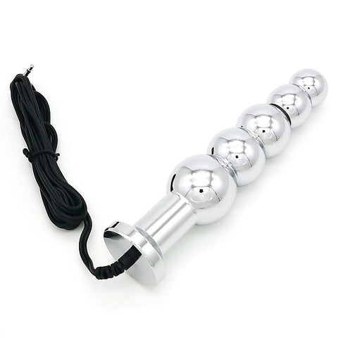 Bipolar Metal Electric Shock Butt Plug by BDStyle