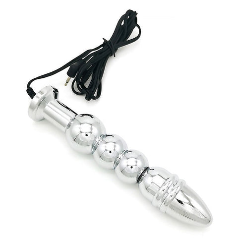 Bipolar Metal Electric Shock Butt Plug by BDStyle
