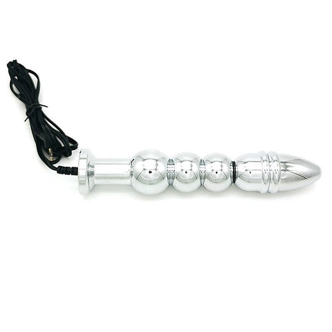 Bipolar Metal Electric Shock Butt Plug by BDStyle