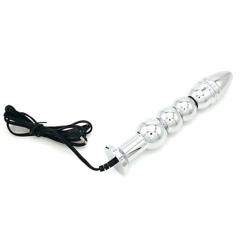 Bipolar Metal Electric Shock Butt Plug by BDStyle