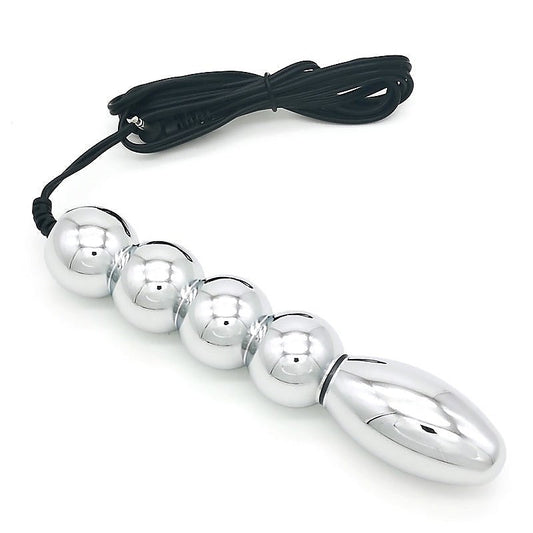 Bipolar Metal Electric Shock Butt Plug by BDStyle