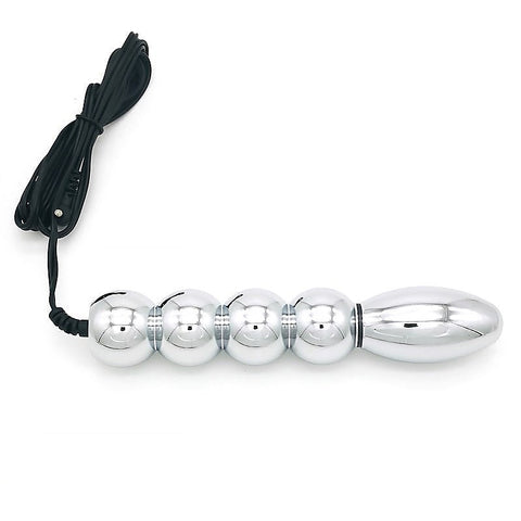Bipolar Metal Electric Shock Butt Plug by BDStyle