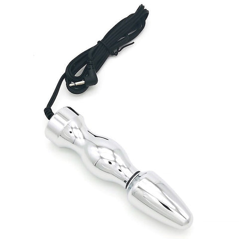 Bipolar Metal Electric Shock Butt Plug by BDStyle
