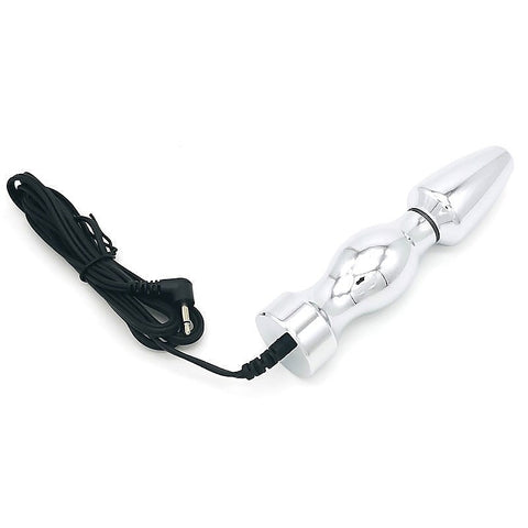 Bipolar Metal Electric Shock Butt Plug by BDStyle
