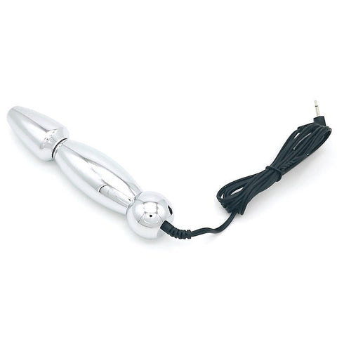 Bipolar Metal Electric Shock Butt Plug by BDStyle