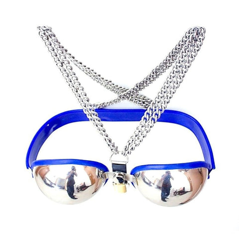 Female Stainless Steel Bra Chastity Device by BDStyle