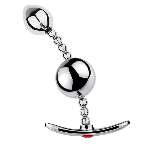 Flexible Double-Ball Steel Butt Plug by BDStyle