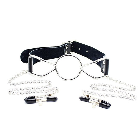 Spider Mouth Gags and Nipple Clamps by BDStyle