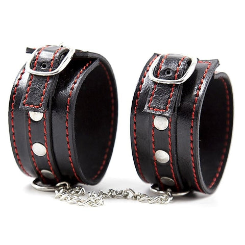 Class Single Rivet Adjustable BDSM Cuffs by BDStyle