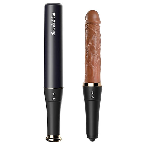 Rechargeable Thrusting Baseball Bat Dildo by BDStyle