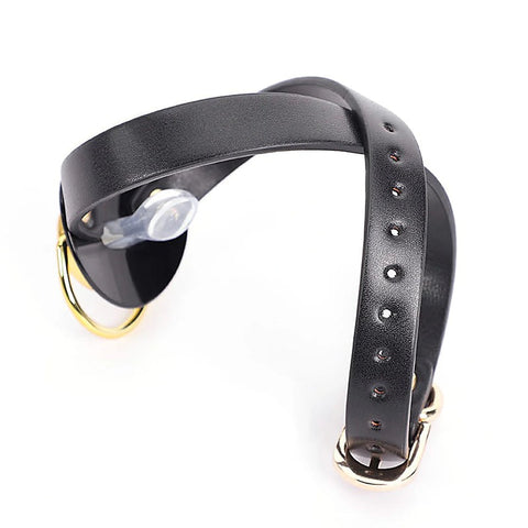 Pacifier Mouth Gag With Nipple Clamp Clip by BDStyle