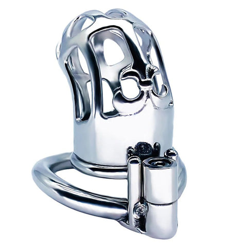 Hex Screw Bent Cock Lock Steel Cage by BDStyle