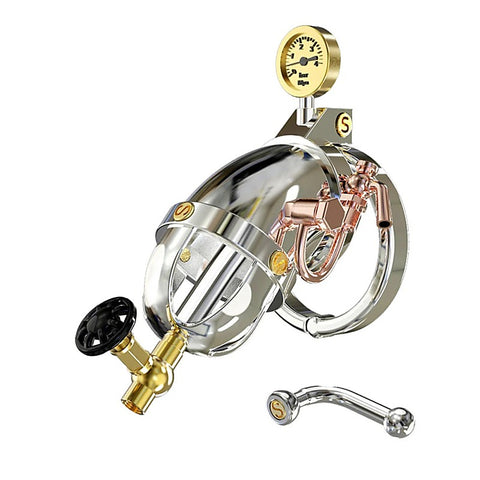 Victorian-Inspired Stainless Steel Chastity Cage by BDStyle