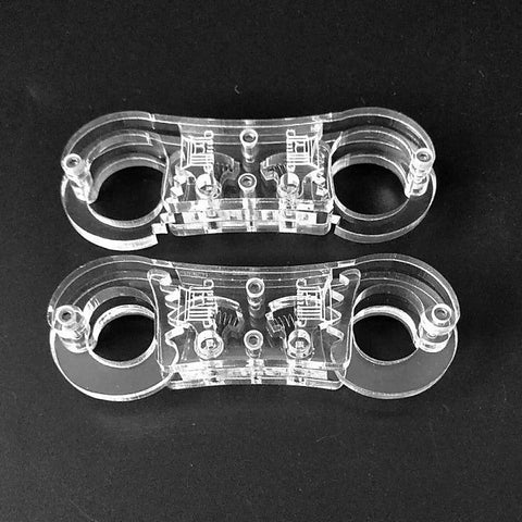 Acrylic BDSM Finger Cuffs - Ratchet Clasp by BDStyle