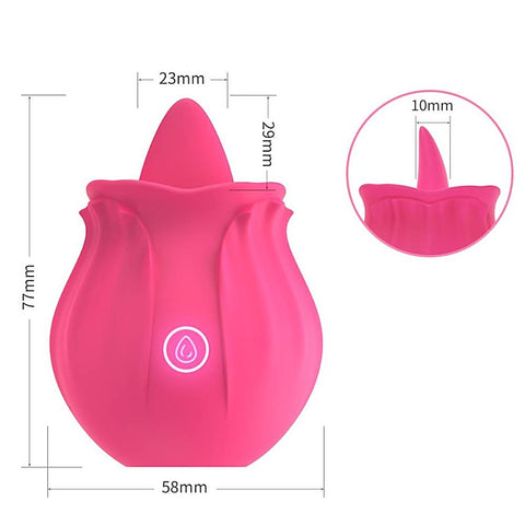 7 Functions Flower Tongue Vibrator by BDStyle