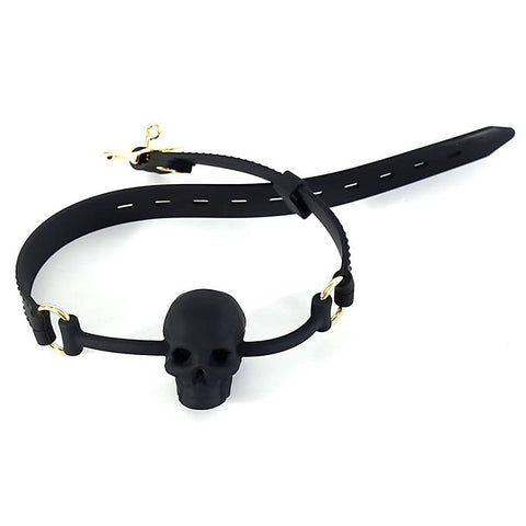 Silicone Human Skull BDSM Play Mouth Gag by BDStyle