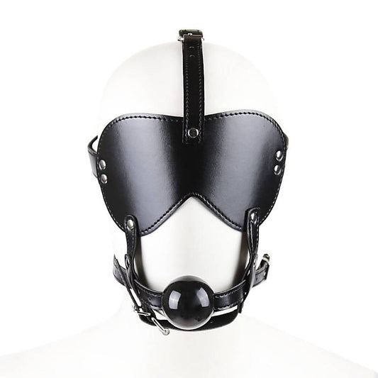 Bondage Gag Harness with Blindfold by BDStyle