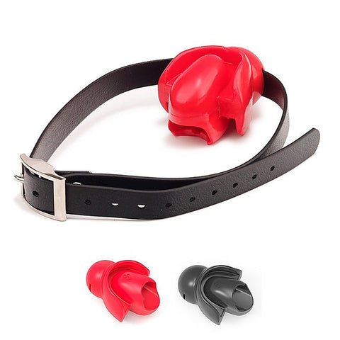 Tongue Fixed BDSM Play Gag Balls by BDStyle