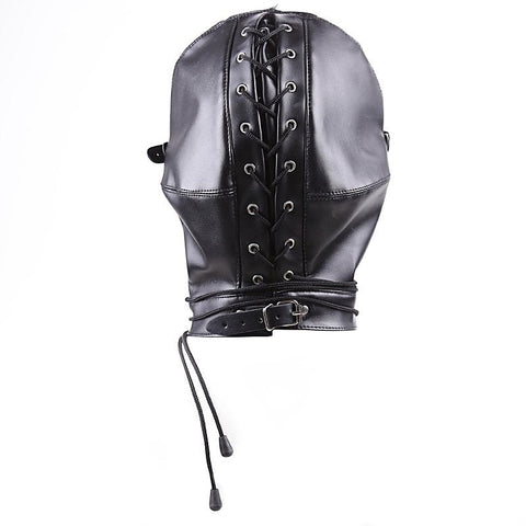 BDSM Play Full Mask Eyes & Mouth Detachable by BDStyle