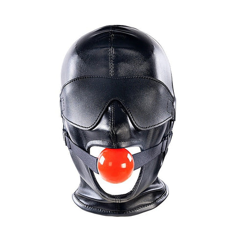 Bondage Hood With Blindfold And Mouth Gag by BDStyle