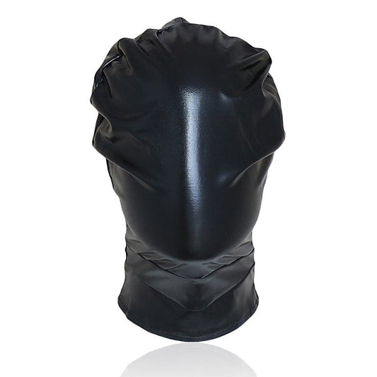 Patent Leather Full Head Bondage Hood by BDStyle