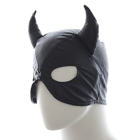 Ox Horn Face Extreme Restraint Bondage Hood by BDStyle