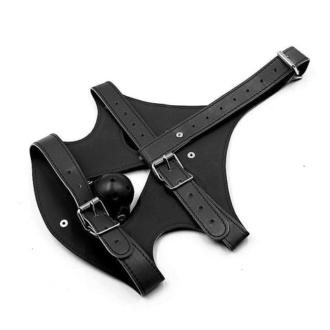 Gimp Hood With Removable Eye Pad And Mouth Pad by BDStyle