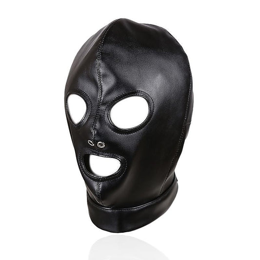 Mouth And Eye Open With Nostril Hole Bondage Hood by BDStyle