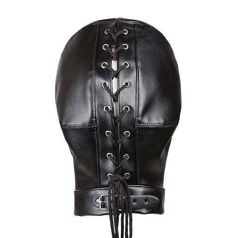 Mouth And Eye Open With Nostril Hole Bondage Hood by BDStyle