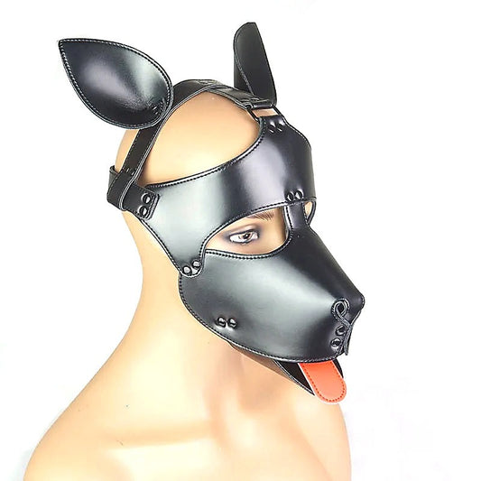 Vegan Leather Padded BDSM Play Dog Mask by BDStyle